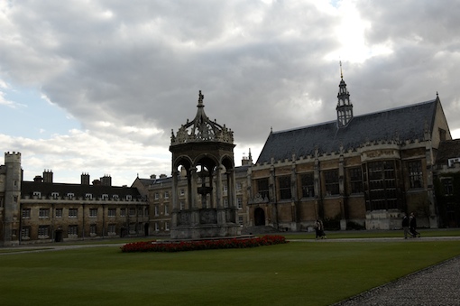 Photo Credit: Julia Vitullo-Martin; Description: Newton's college, Trinity, in Cambridge Photo Credit: Julia Vitullo-Martin; Description: Newton's college, Trinity, in Cambridge